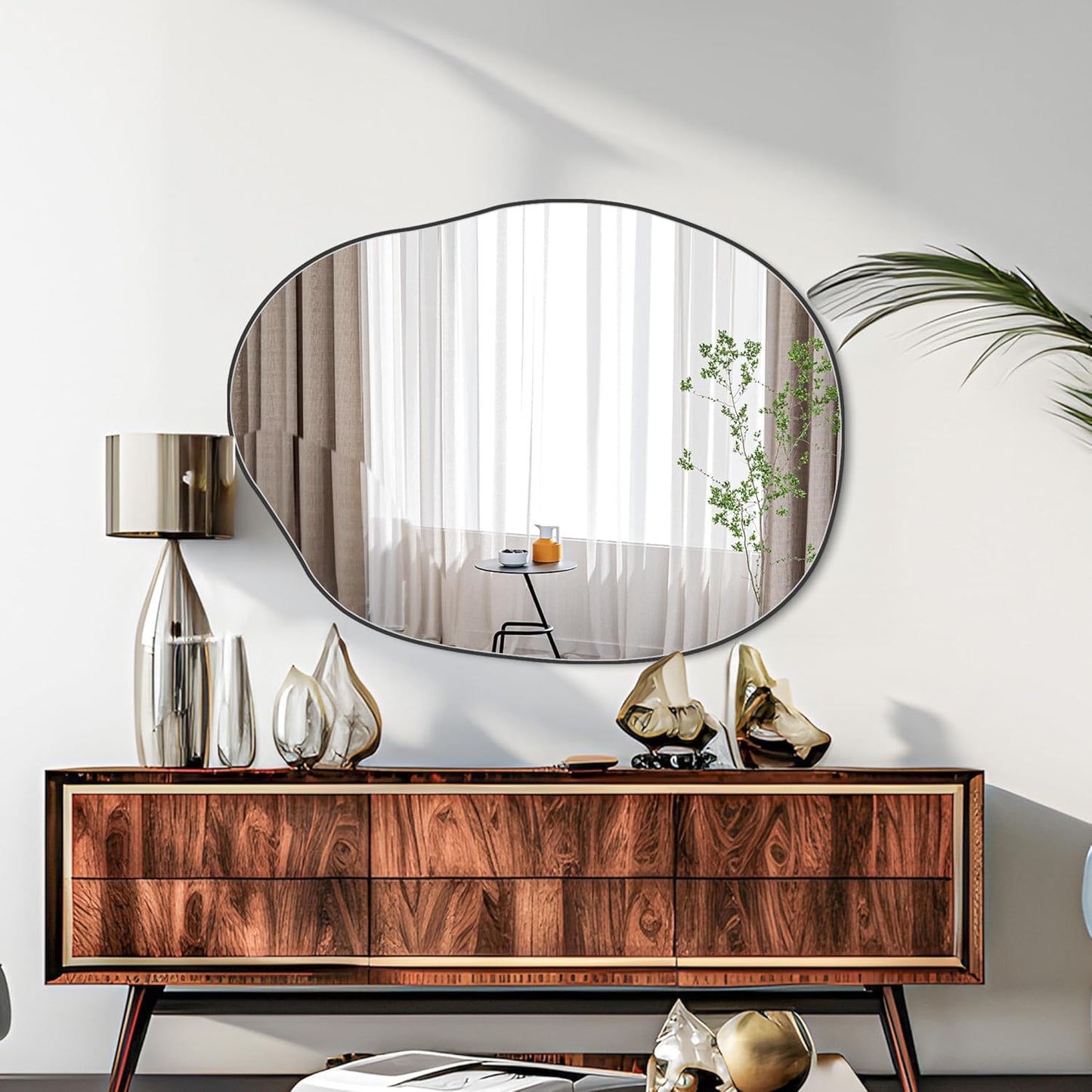 Asymmetrical Accent Mirror