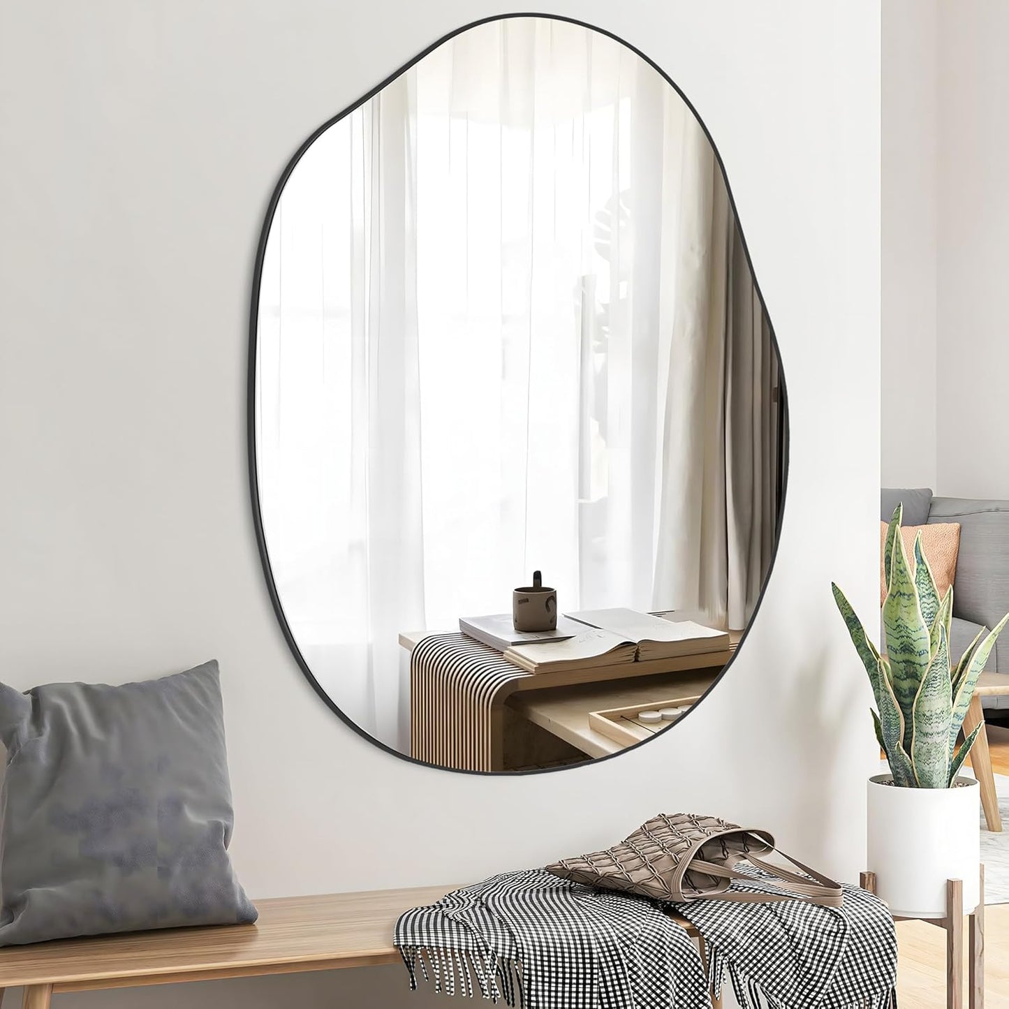 Asymmetrical Accent Mirror