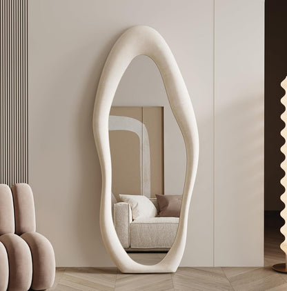 Irregular Wavy Full Length Mirror