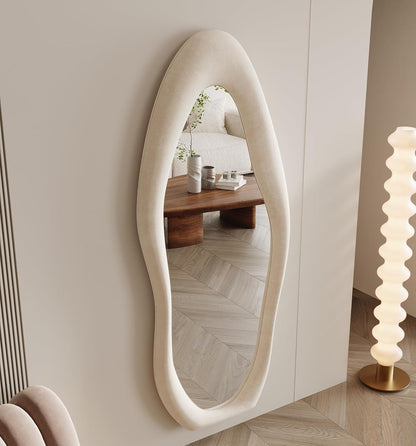 Irregular Wavy Full Length Mirror