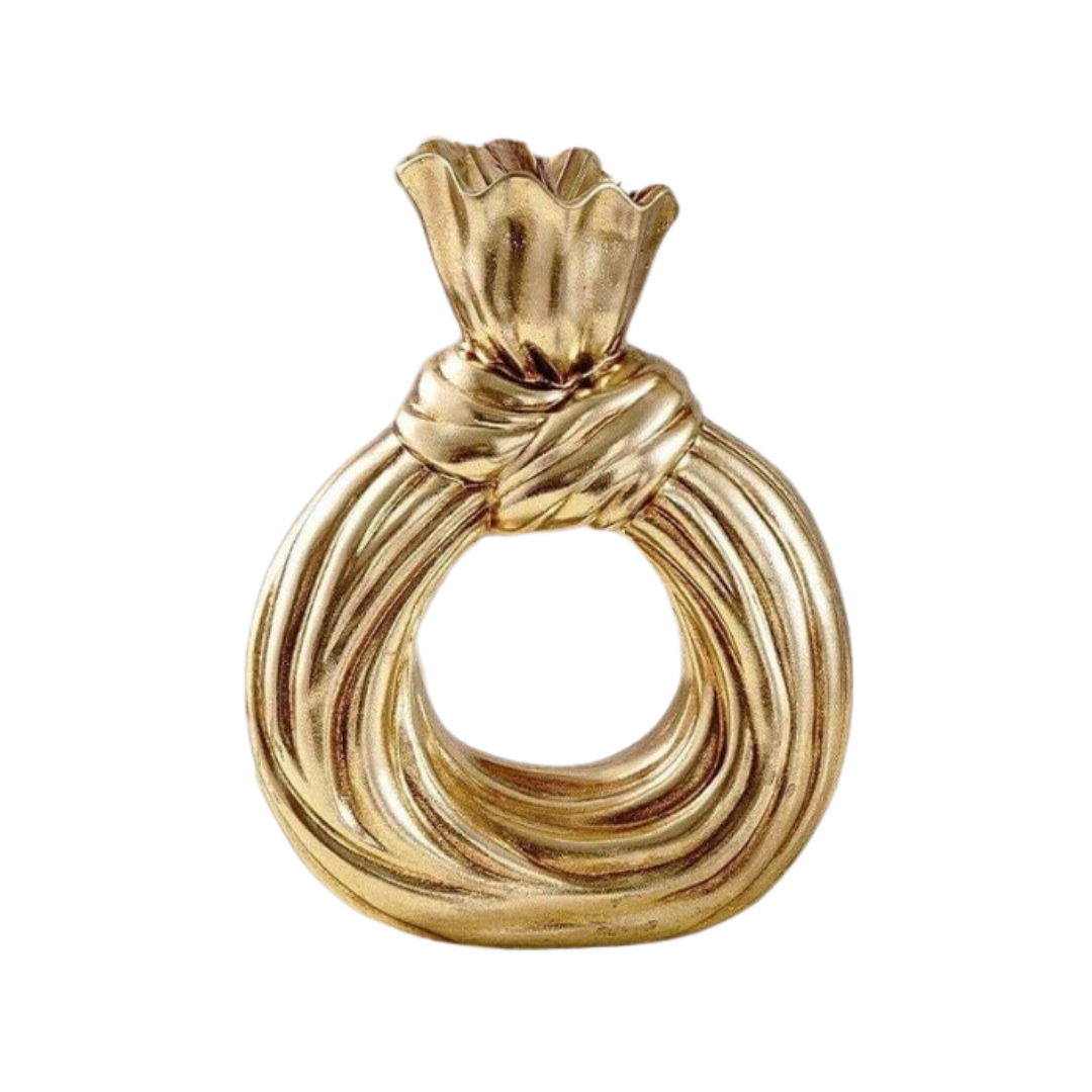 Gold Knot Vase