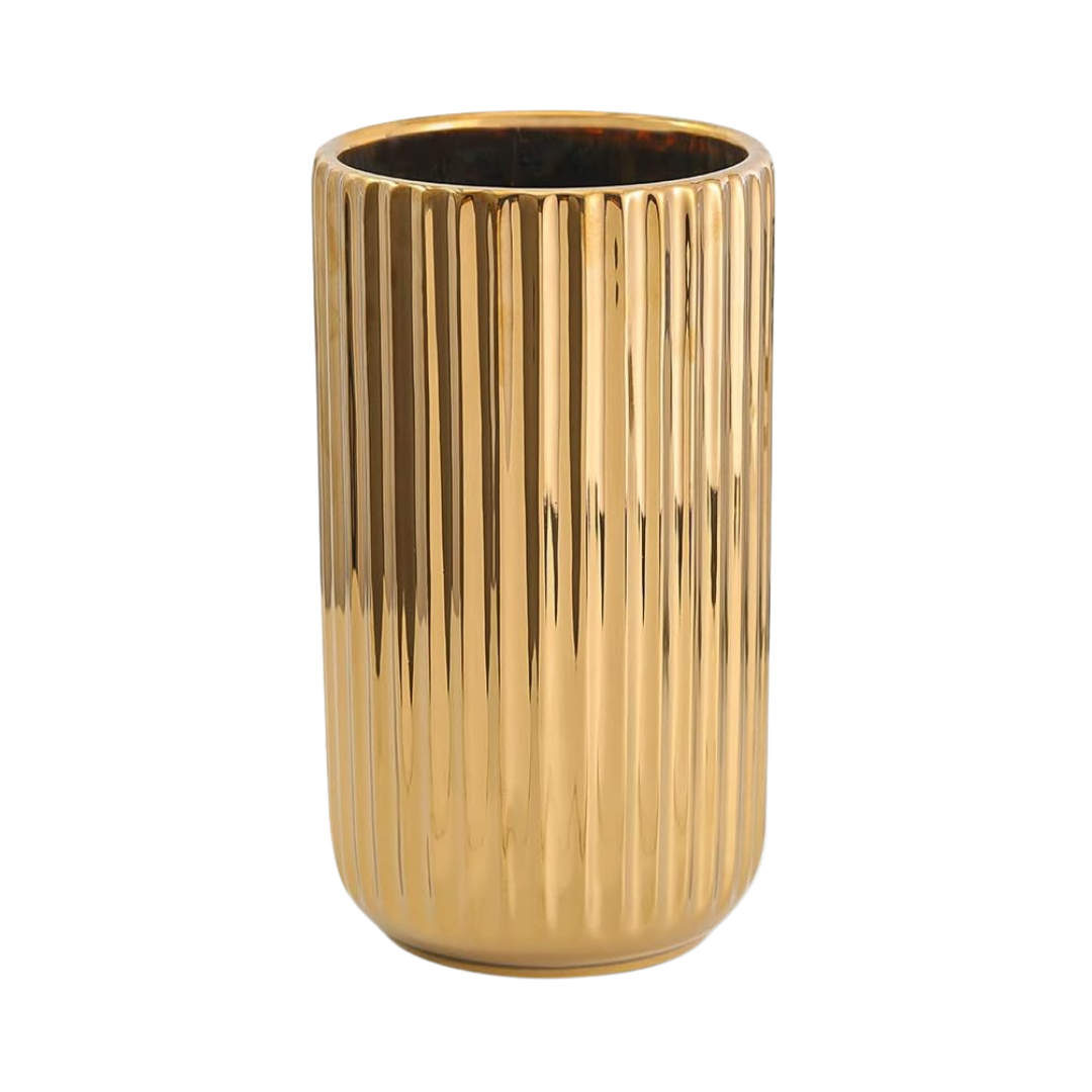 Landon Gold Ceramic Vase