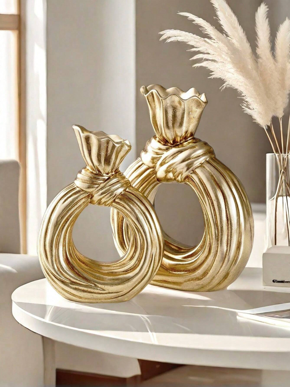 Gold Knot Vase
